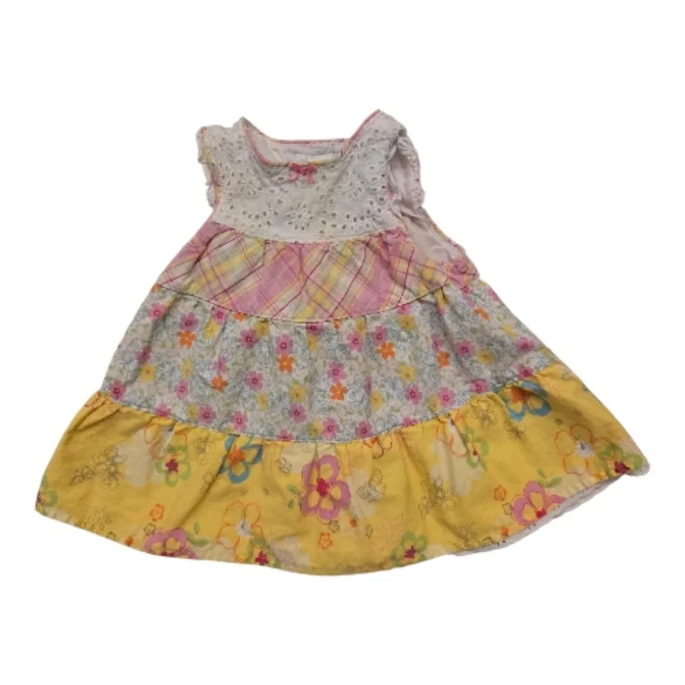 The Children's Place Colorful Floral Patchwork Dress